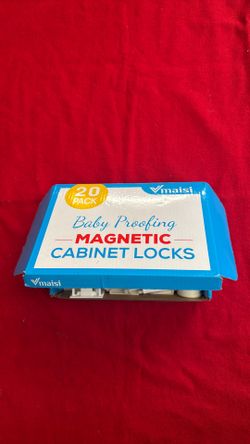Vmaisi  20 PACK  Baby Proofing Magnetic Cabinet Locks