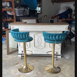 Velvet Bar Stools