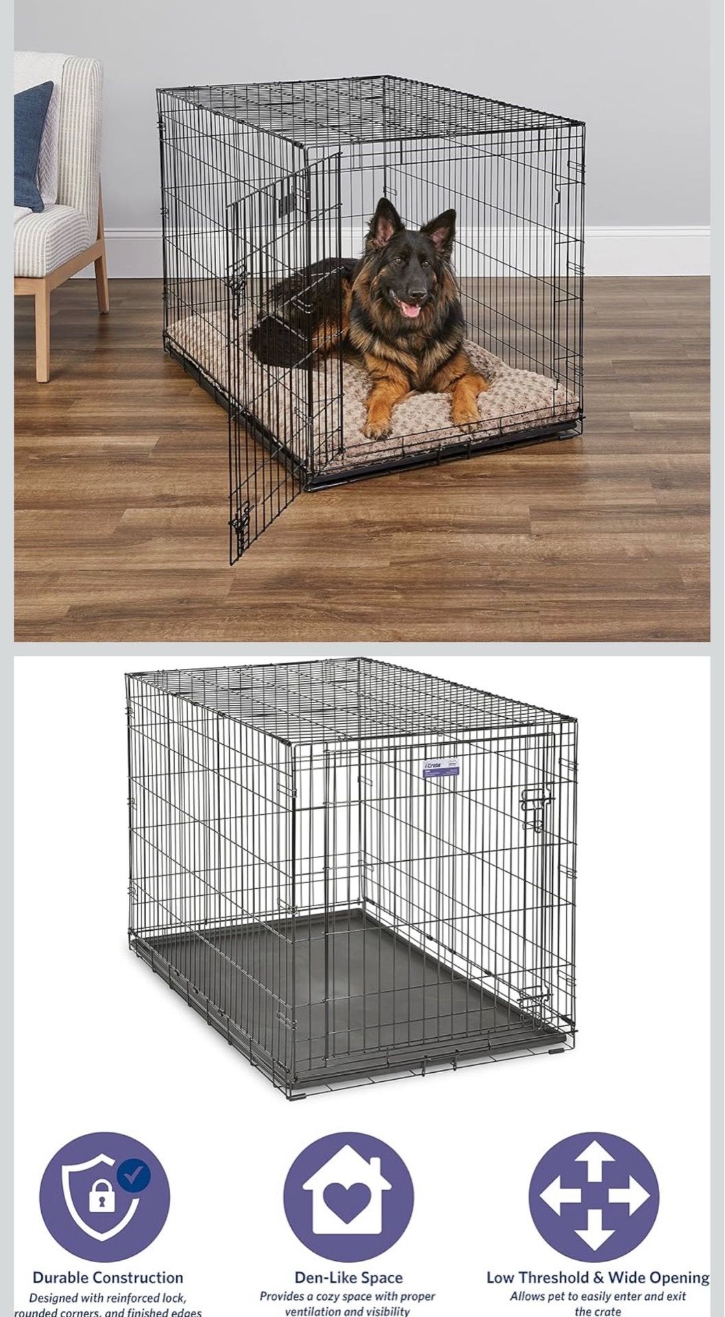 48” Crate for Extra-Large Breeds