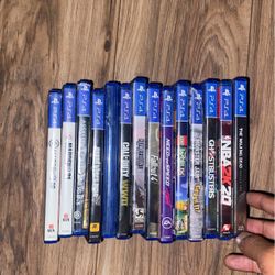 14 Ps4 Games 30$  Goin To Trash After Today 