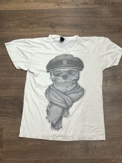 Obey White Skull Graphic T-Shirt