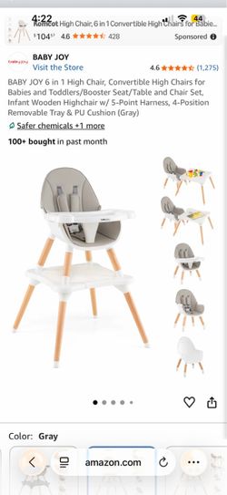 BABY JOY 6 in 1 High Chair