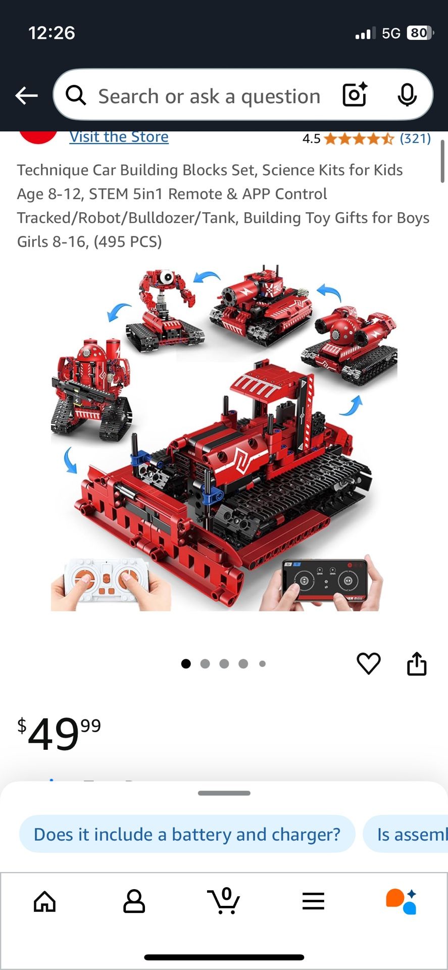 Remote Control Building Block
