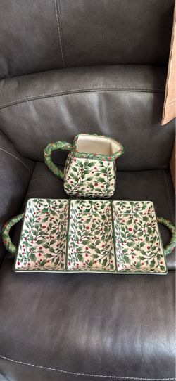 Christmas dish set