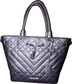MK Chevron Quilted Medium Tote Bag