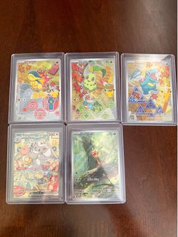 Pokemon cards, First Partner starters Chaos Rising Perfect order Prismatic evolutions