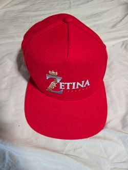Vintage Zetina Records Snapback Hat Red Yupoong The Classics Green Underbill