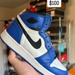 Jordan 1 Game Royal Size 5.5y/7W