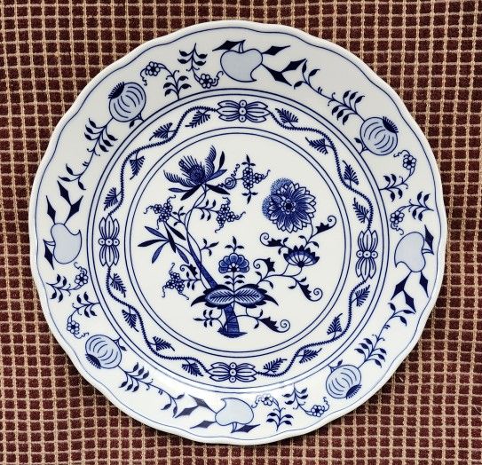 Original Bohemia Zwiebelmuster Cesky Onion Pattern 12 Inch Large Plate