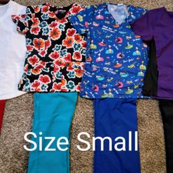 Women's Size Small Scrubs Bundle 