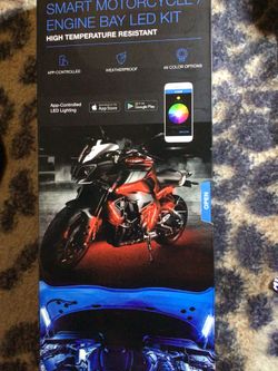 Type S Motorcycle Or Engibpne Bay For cars LED Bluetooth