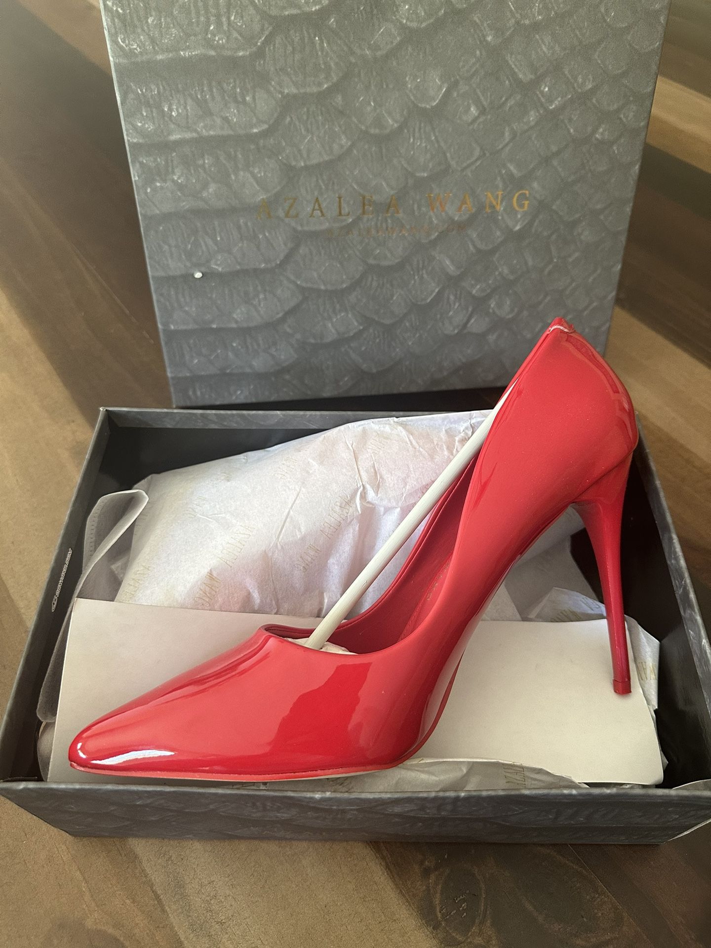 Women's Red Pointed Toe Casual Stiletto Heels Party Shoes