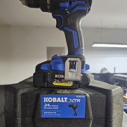 Kobalt XTR 1/2-in 24-volt Variable Speed Brushless Cordless Hammer Drill
