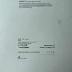 Ipad Pro Wi-Fi Plus Cellular 256 Gb Unlocked