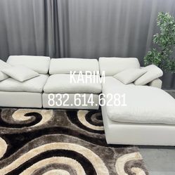 BEIGE CLOUD COUCH $999 REAL TOTAL PRICE