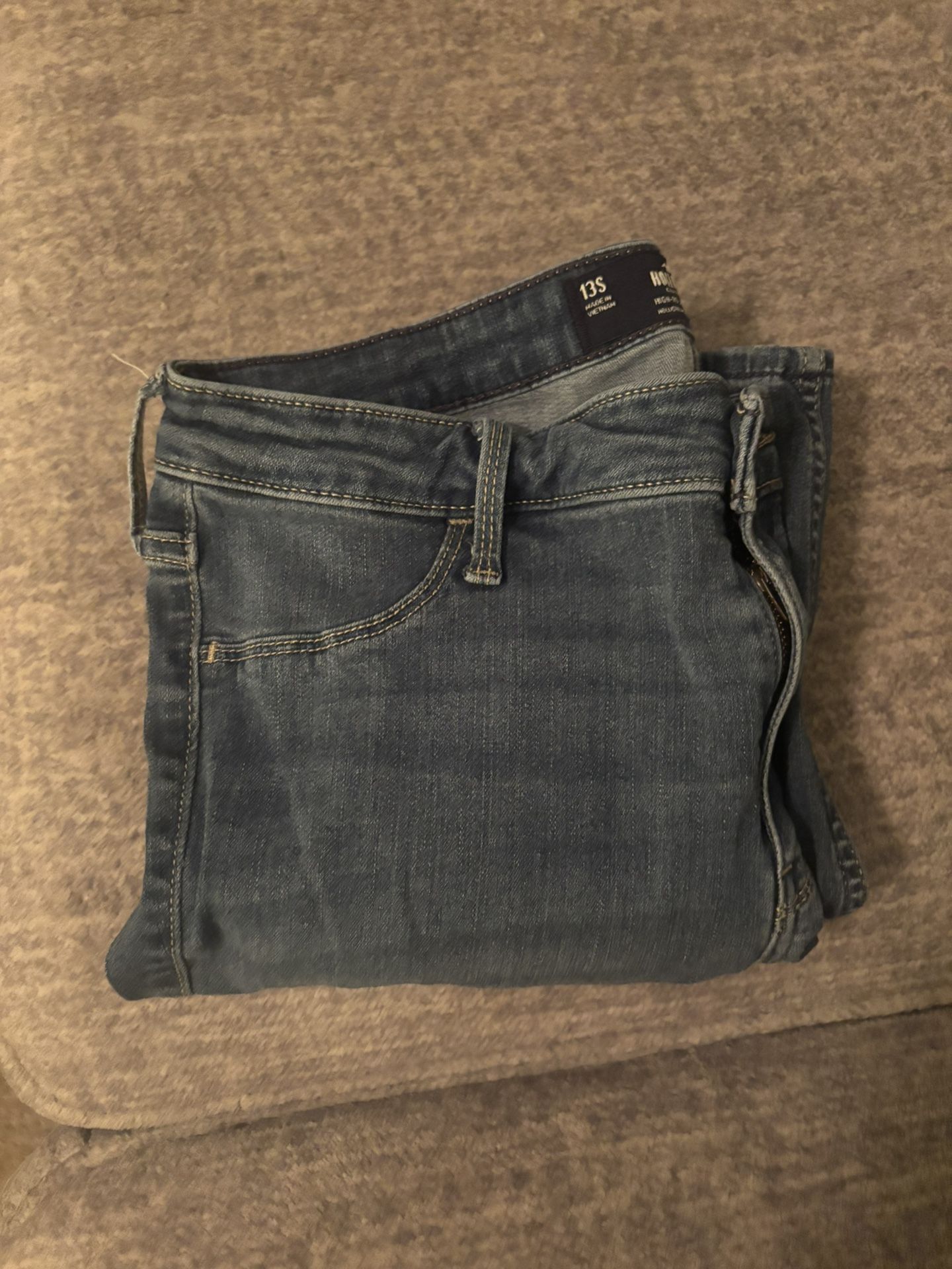 Hollister Jeans Size 13s High rise Jeggings 