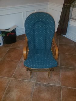Wood rocking chair