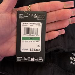 Women's under Armour sweatpants