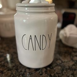 RAE DUNN CANDY LARGE CANISTER