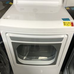 New Scratch/dent LG 7.3 cu ft Ultra Large Capacity Electric Dryer-White
