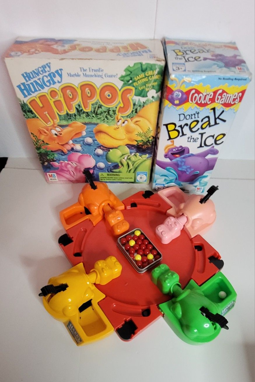 Classic Games: Hungry Hungry Hippos Game & Don't Break The Ice Game