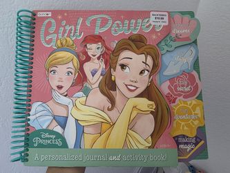 Girl Power personalized journal ages3+ NEW