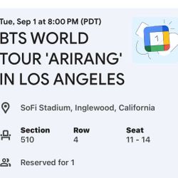 BTS Tickets