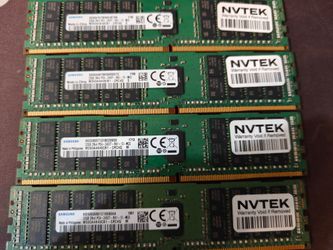 128GB (4x32GB) Samsung 2400mhz ECC RDIMM Server RAM