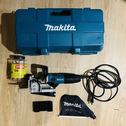 Makita 6 Amp Corded Plate Joiner with Dust Bag and Tool Case