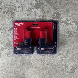 Milwaukee 3ah Battery Set 
