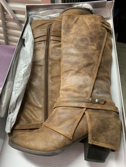 Fergie leather boots