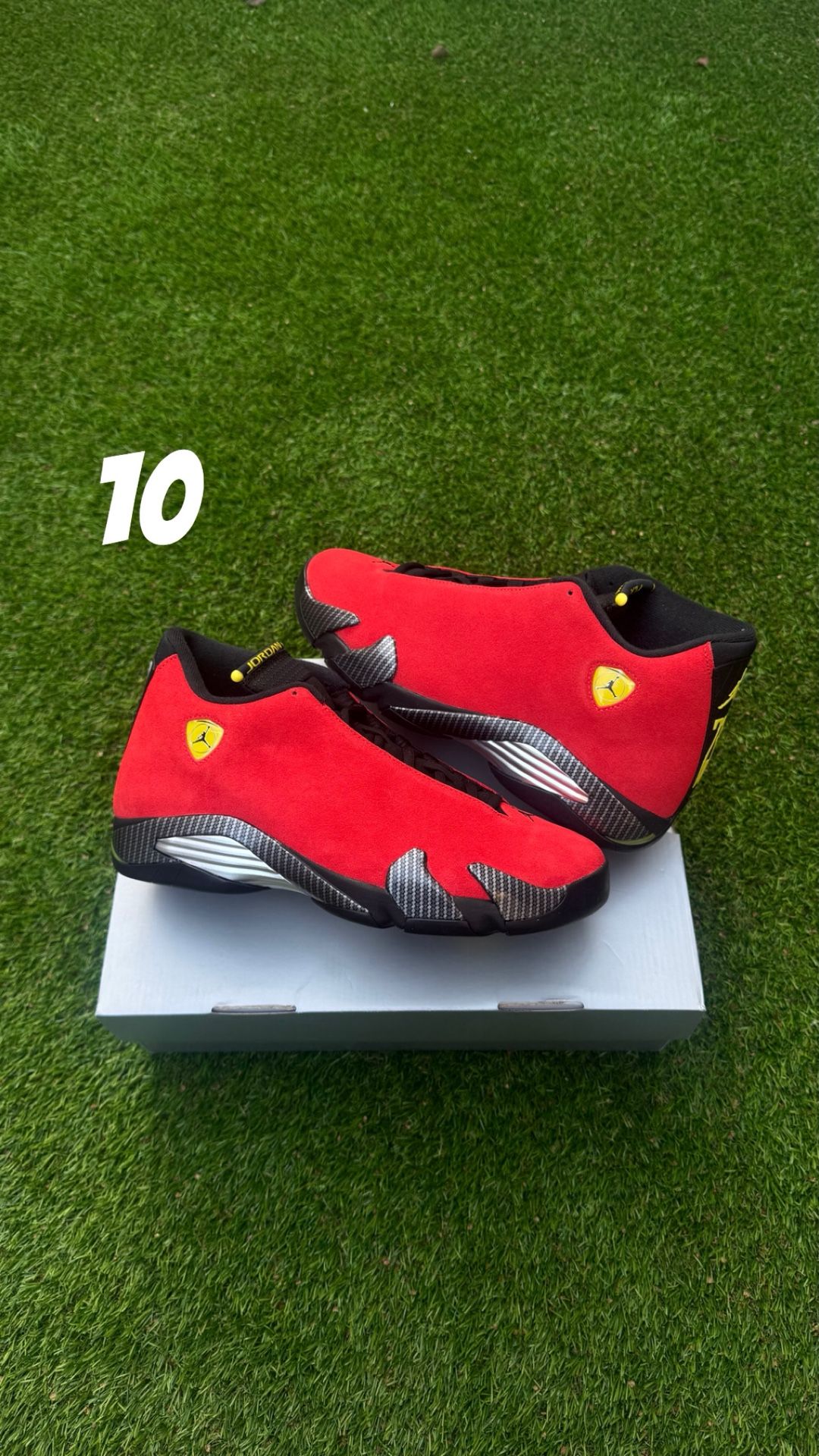 jordan 14 ferrari size 10