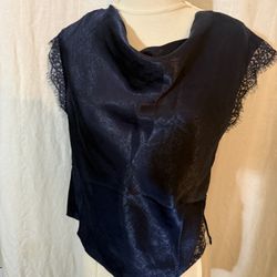 NWOT michael kors lace sleeve top blouse womens sz XS