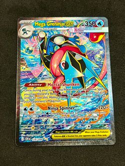 🔥 Mega Greninja ex SIR #116/086 Secret Rare Pokémon Chaos Rising NM/Mint 🔥