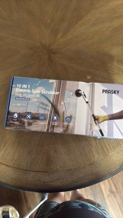 Prasky 10-in-1 Electric Spin Scrubber
