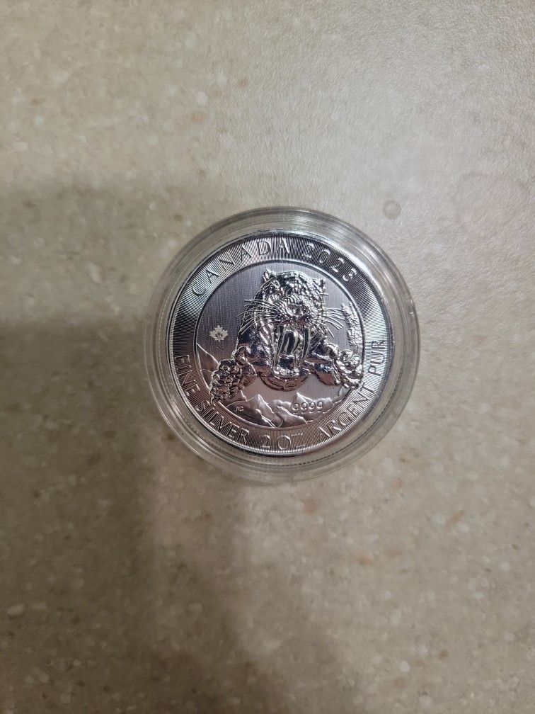 2023 Canada 2 Oz 999.9 Silver Coin 