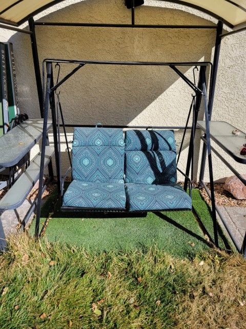 Iron Porch Swing