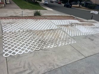 White lattice big pieces all of them for $20