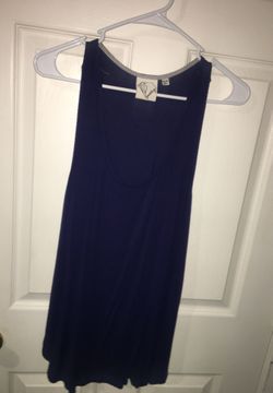 Blue lounging top