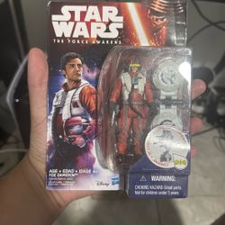 Star Wars Poe Dameron Figure From 2015 Release Force Awakens