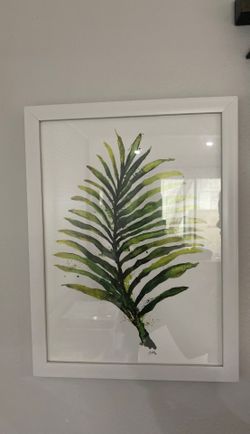 Framed palm print