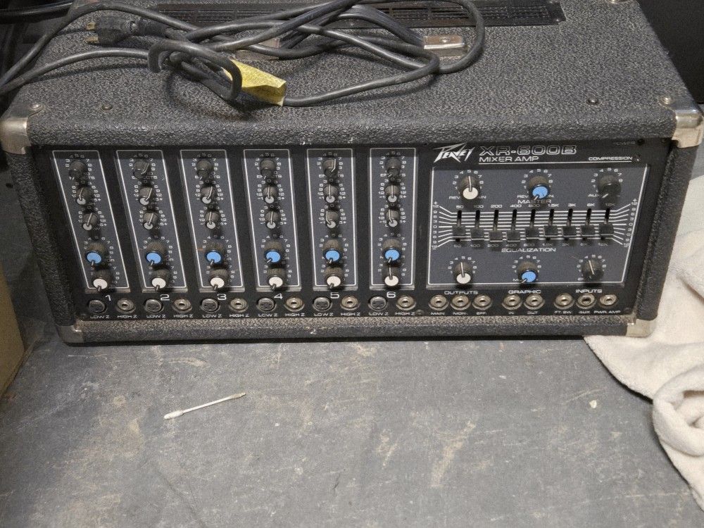 Pevey Xr-600b Mixer Amplifier