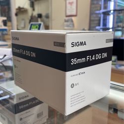 Sigma 35mm F1.4 For Sony Or Canon