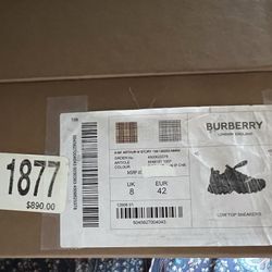 Brand New  Burberry Sneakers