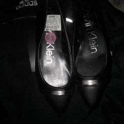 Calvin Klein, flats, Black (6 1/2)