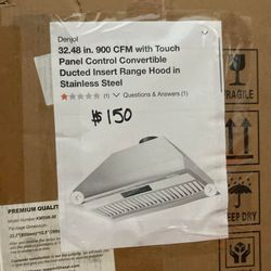 32.48in Convertible Range Hood