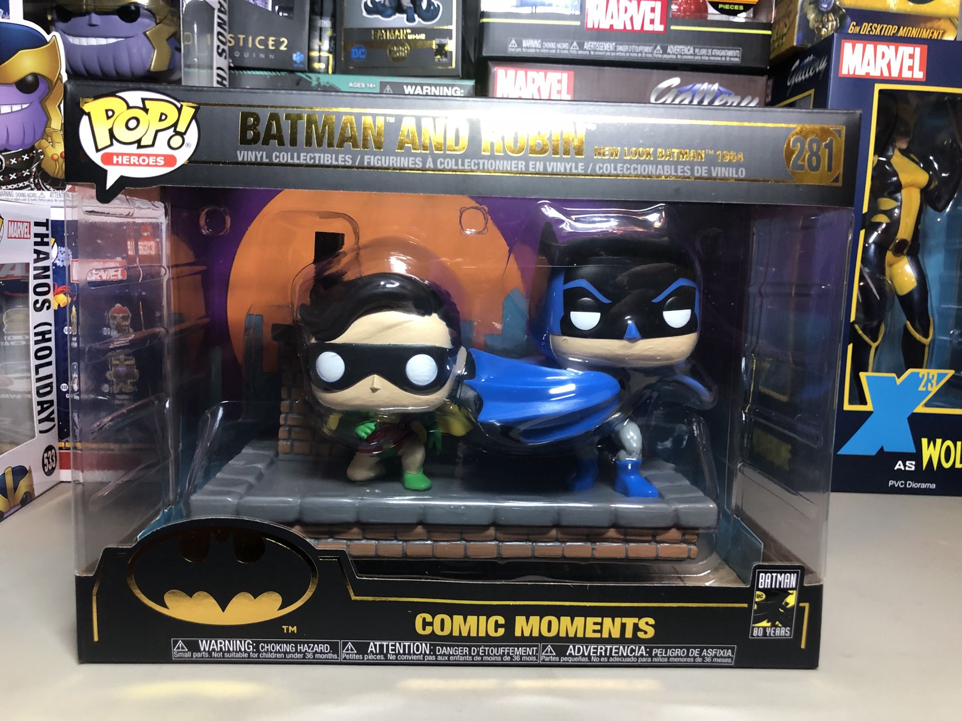 Funko POP Batman and Robin Comic Moments Action Figure Collectible