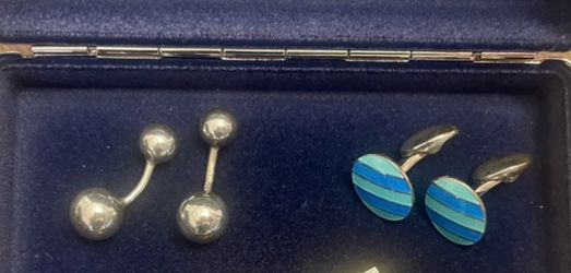 Tiffany, Silver & Gold Cuff Links $300 Each. Cash Only