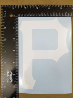PITTSBURGH PIRATES 'P' Logo Color Vinyl Decal **Various