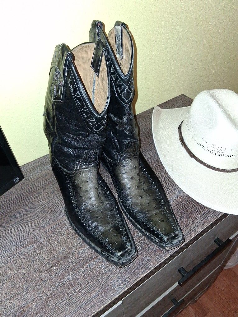 Botas GENUINAS DE AVESTRUZ Size 11